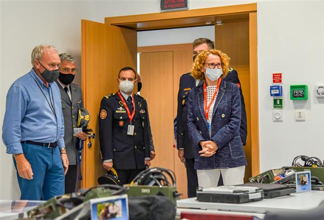 North Macedonia Minister of Defence visits the NATO Communications and Information Academy