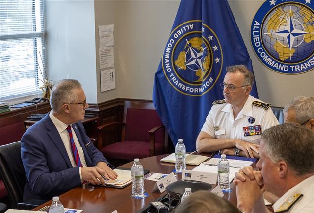 NCIA General Manager meets Supreme Allied Transformation Commander