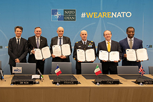NATO begins using enhanced satellite services
