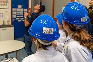NATO Agency staff volunteer to spark girls’ interest in STEM 
