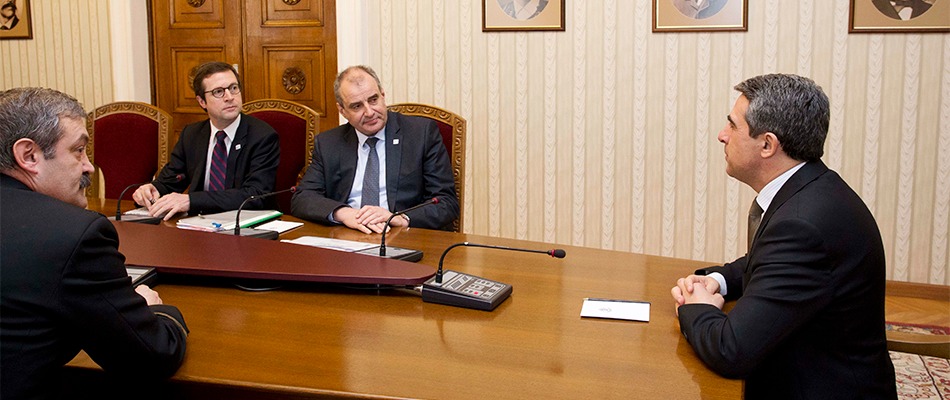 NCI Agency General Manager meets with President Rosen Plevneliev