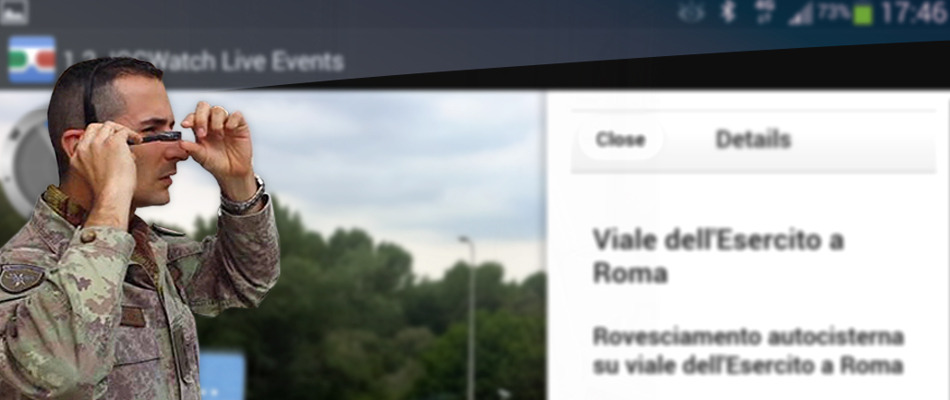 Agency demonstrates potential of Google Glass technology to the Italian MoD