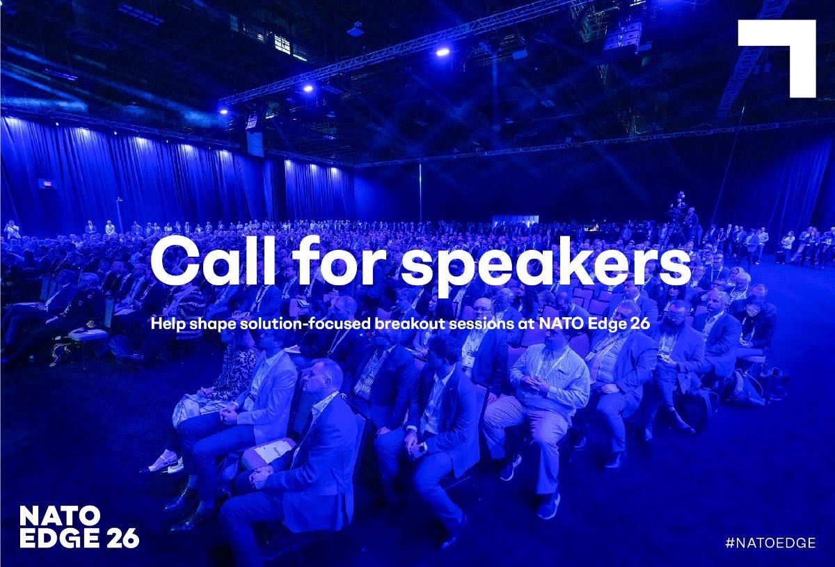 NATO Edge 26: Call for speakers is now open