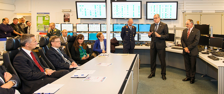High-level visit to NCI Agency’s Cyber Security Operations Centre