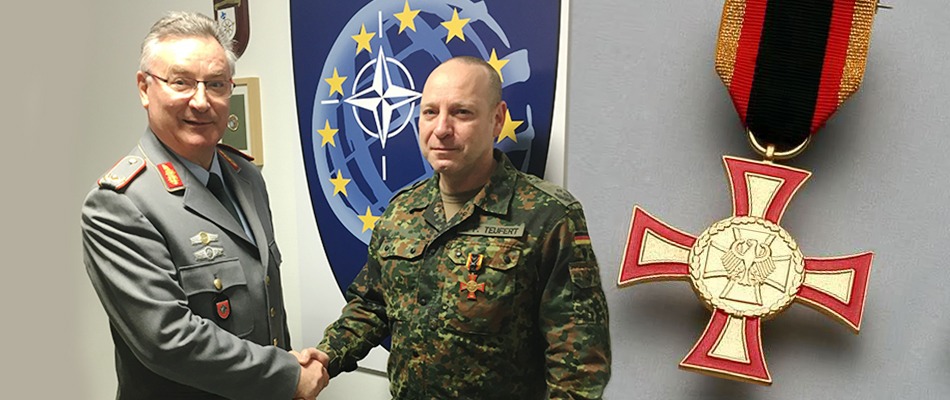Bundeswehr Cross of Honour awarded to Agency staff member