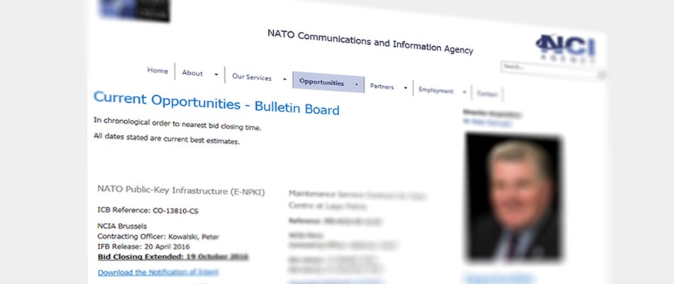DontmpAmpt miss NATO IT business opportunities