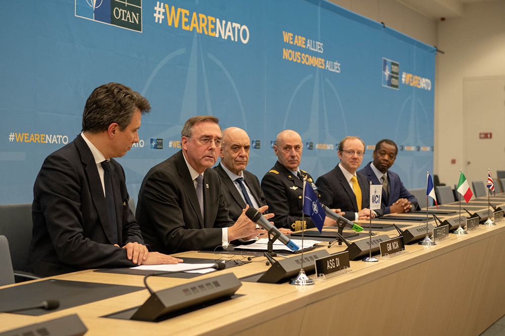 NATO begins using enhanced satellite services