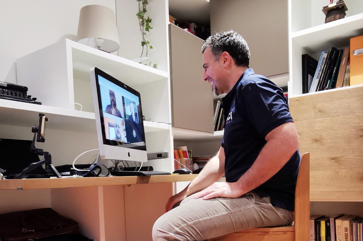 Agency staff members coach Italian pupils online during pandemic